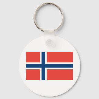 Norwegian Flag Key Ring