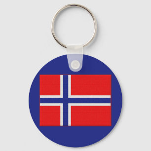 Norwegian Flag Key Ring