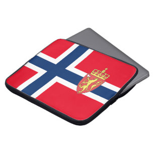 Norwegian flag laptop sleeve