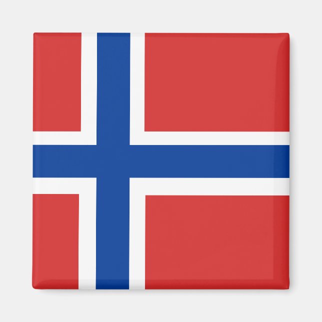 Norwegian Flag Magnet (Front)