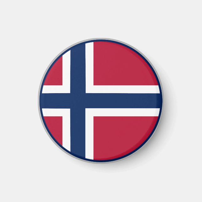 Norwegian Flag Magnet (Front)