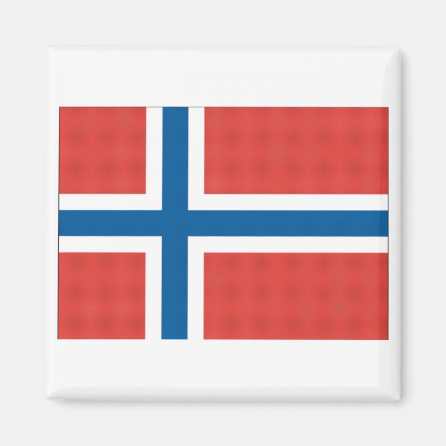 Norwegian Flag Magnet (Front)