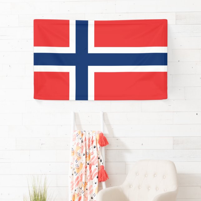 Norwegian Flag (Norway) Banner (Insitu)