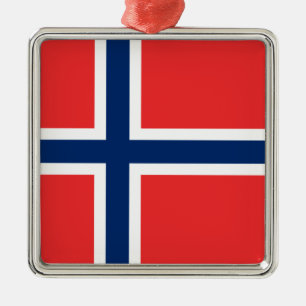 Norwegian Flag (Norway) Ceramic Ornament