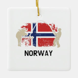 Norwegian Flag Norway Flag Ceramic Ornament
