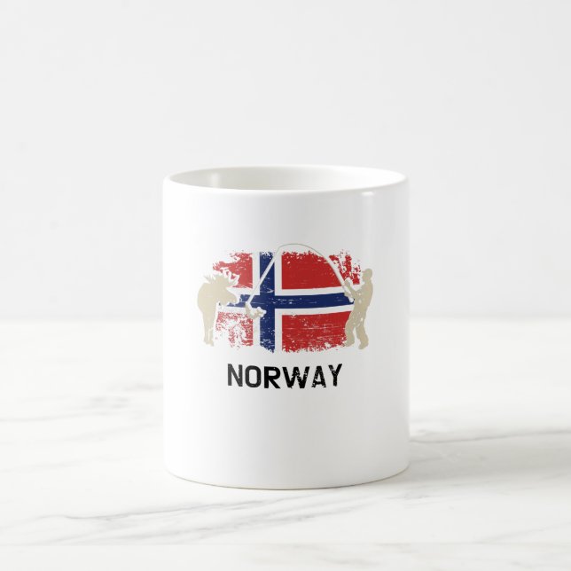 Norwegian Flag Norway Flag Coffee Mug (Center)