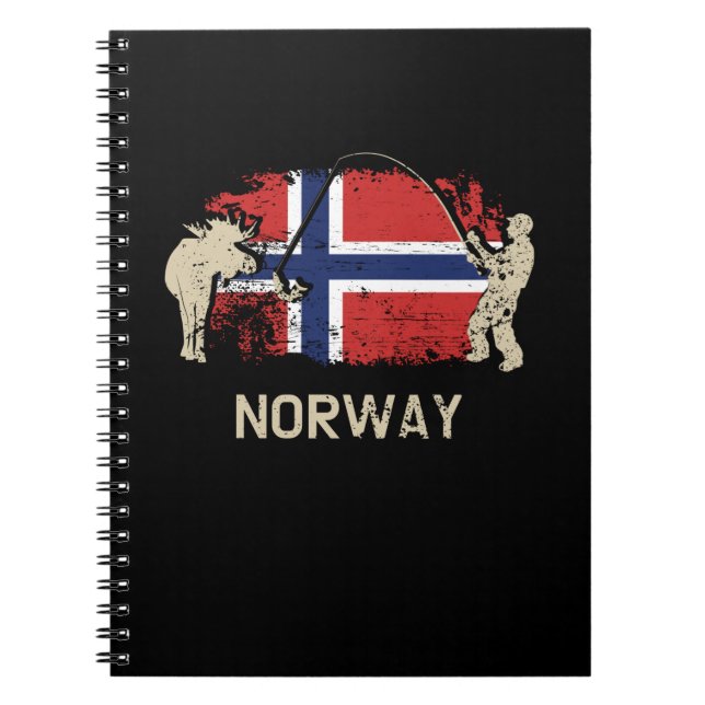 Norwegian Flag Norway Flag Notebook (Front)
