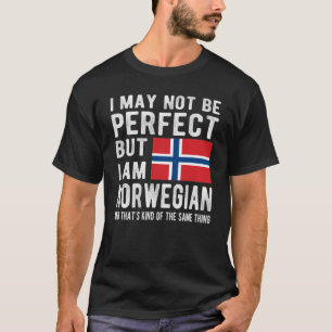Norwegian Flag Norway Heritage Norwegian Roots T-Shirt