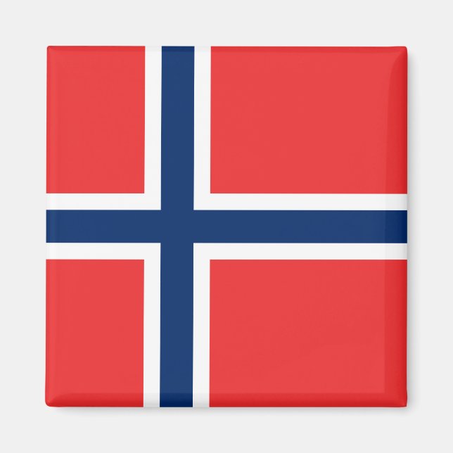 Norwegian Flag (Norway) Magnet (Front)