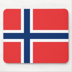 Norwegian Flag (Norway) Mouse Pad