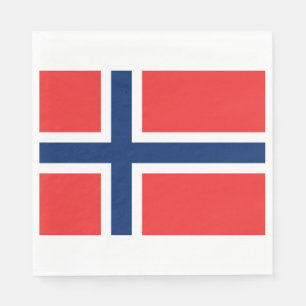Norwegian Flag (Norway) Napkin