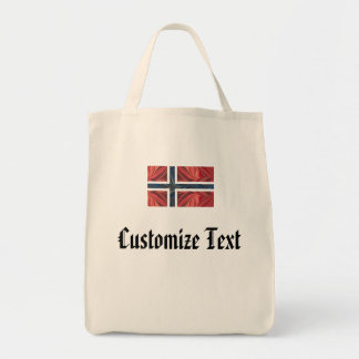 Norwegian Flag Norway Nordic Scandinavian Cross No Tote Bag