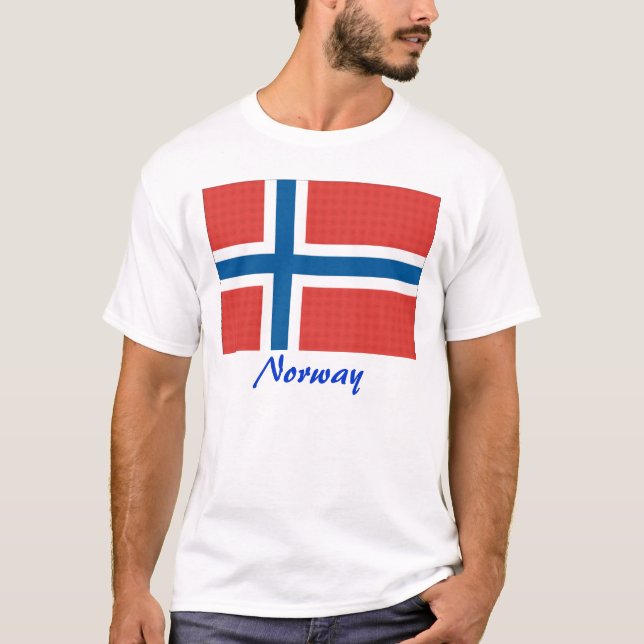 Norwegian Flag/ Norway T-Shirt (Front)