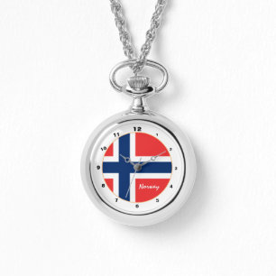 Norwegian Flag & Norway trendy fashion /design Watch