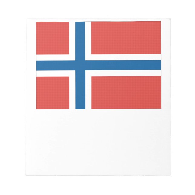 Norwegian Flag Notepad (Front)