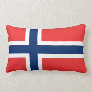 Norwegian flag pillow