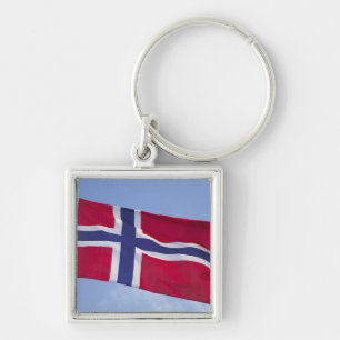 Norwegian flag RF) Key Ring