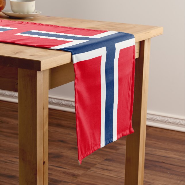 Norwegian flag short table runner (In Situ)
