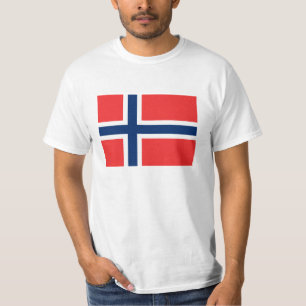 Norwegian flag t shirts for Norway