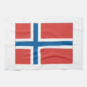 Norwegian Flag Tea Towel