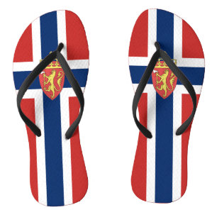 Norwegian flag thongs