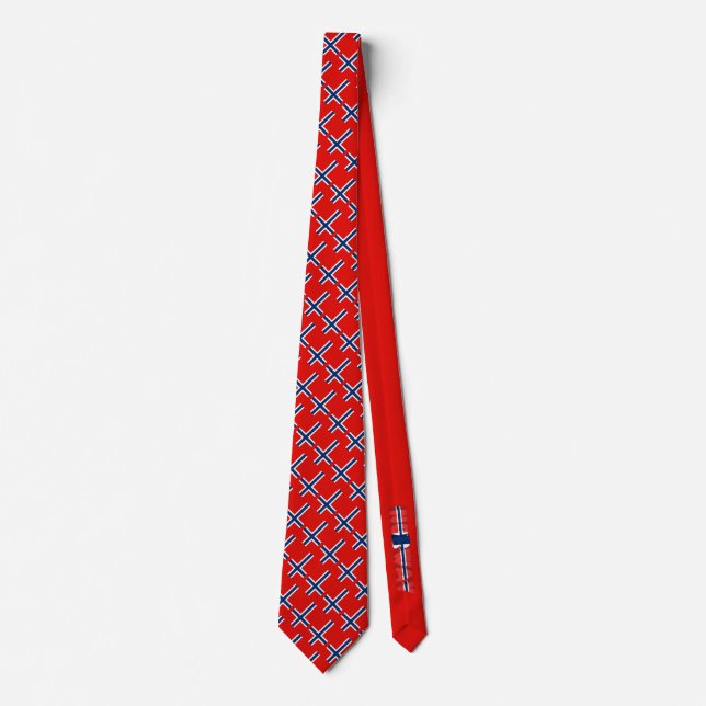 Norwegian flag tie (Front)