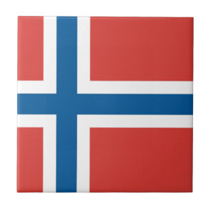 Norwegian Flag Tile