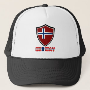 Norwegian flag trucker hat