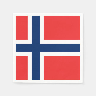 Norwegian Flags Napkin