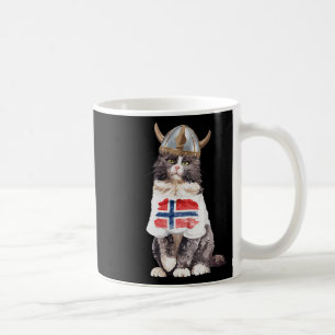 Norwegian Forest Cat Norway Flag  Coffee Mug