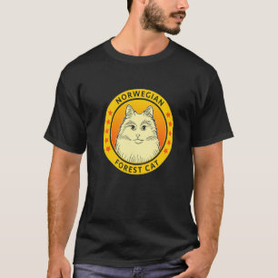 Norwegian Forest Cat Portrait T-Shirt