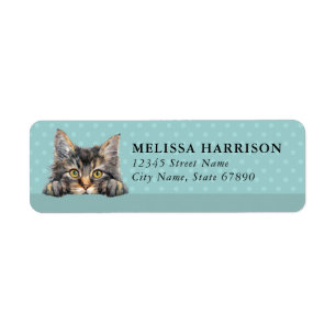 Norwegian Forest Cat Return Address Labels