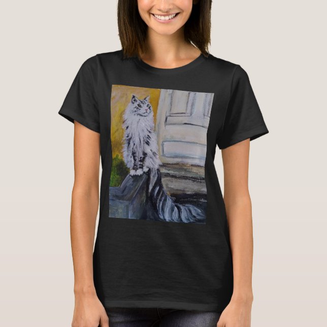 Norwegian Forest Cat T-Shirt (Front)