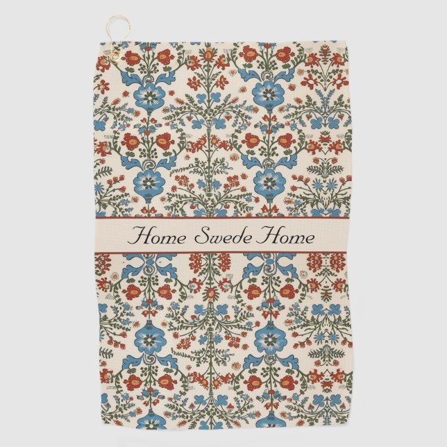 Norwegian Garden, custom Golf Towel (Front)