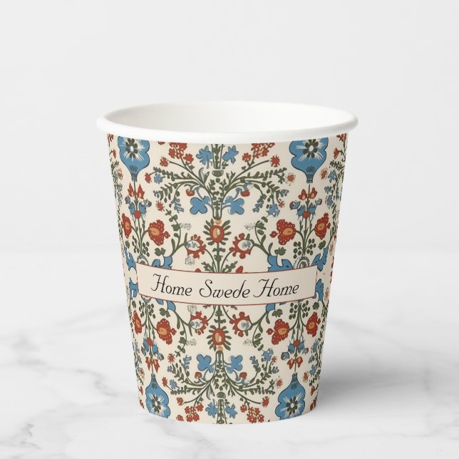 Norwegian Garden, custom Paper Cups (Front)