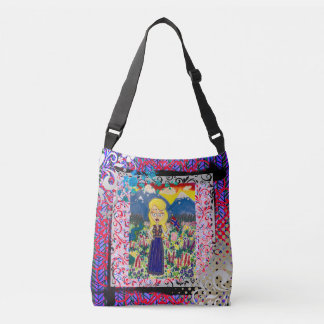 Norwegian Girl in Bunad Crossbody Bag