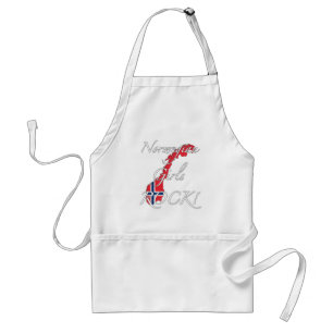 Norwegian Girls Rock! Standard Apron
