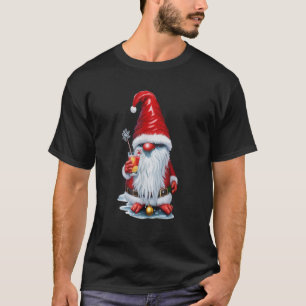 Norwegian Gnome Holding A Cranberry Juice Cocktail T-Shirt