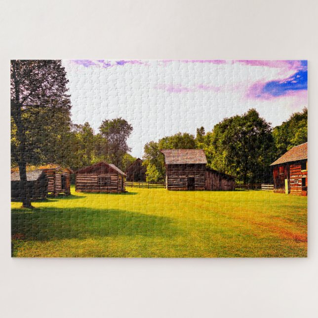 Norwegian Homestead Jigsaw Puzzle (Horizontal)