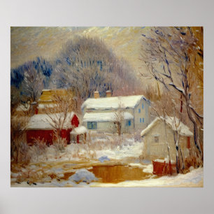 Norwegian Landscape Sandviken Poster