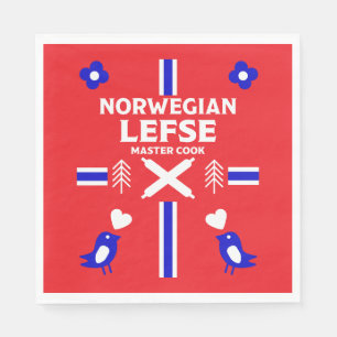 Norwegian Lefse Flatbread Apron Napkin