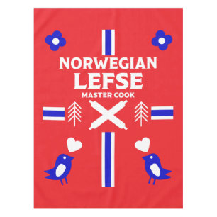 Norwegian Lefse Flatbread Apron Tablecloth
