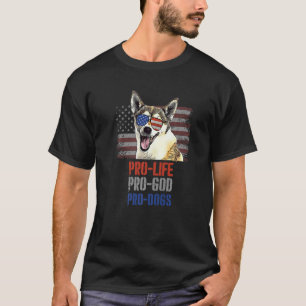 Norwegian Lundehund Pro Life Pro God Pro Dogs T-Shirt
