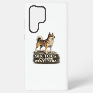 Norwegian Lundehund Shirt – Six Toes Evolution Wen Samsung Galaxy Case