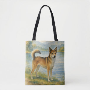 Norwegian Lundehund Tote Bag