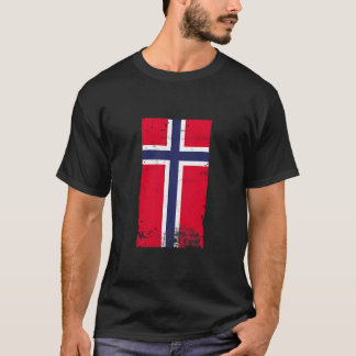 Norwegian Pride Travel Vacation Norway Flag T-Shirt