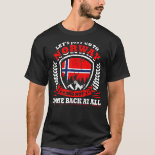 Norwegian Scandinavia Deer North Cape Norway T-Shirt