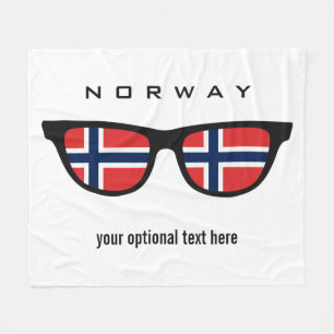 Norwegian Shades custom fleece blankets