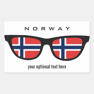 Norwegian Shades custom stickers