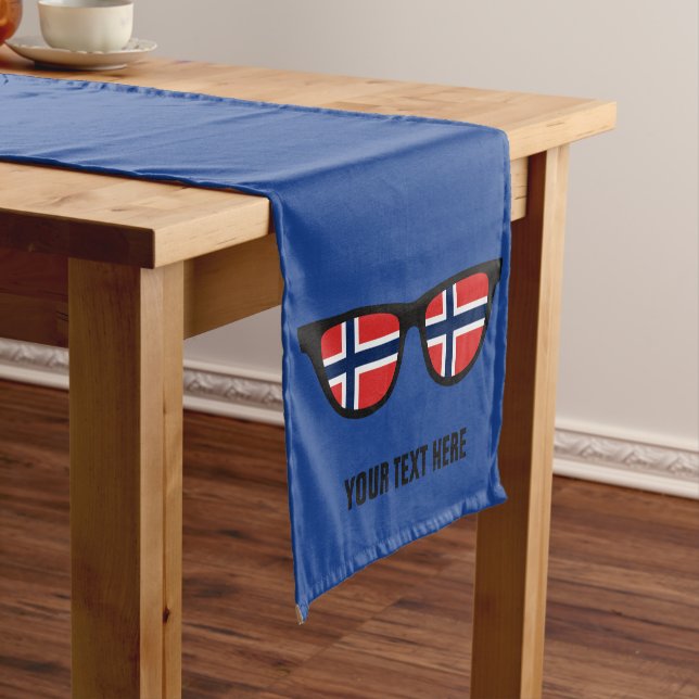 Norwegian Shades custom table runners (In Situ)